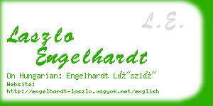 laszlo engelhardt business card